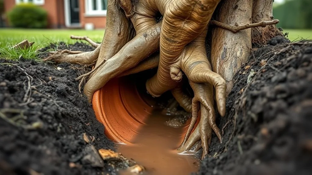 Tree Root Damage in Drains | Detection & Removal in Sittingbourne